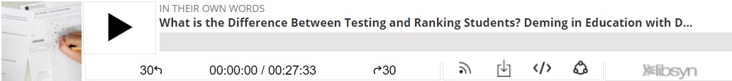 What's the difference between testing and ranking students