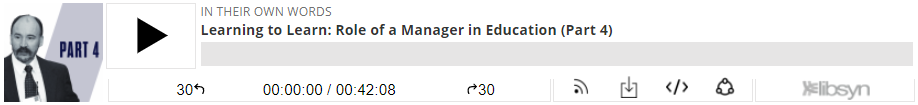 Learning to Learn: Role of a Manager in Education (Part 4)